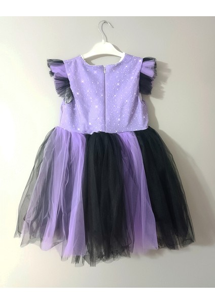 Kız Çocuk Kuromili Taçlı Elbise Parti Mezuniyet Doğum Günü Kostüm Düğün Etkinlik Kuromi modelleri