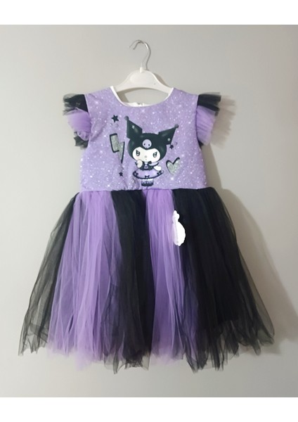 Kız Çocuk Kuromili Taçlı Elbise Parti Mezuniyet Doğum Günü Kostüm Düğün Etkinlik Kuromi fırsatları