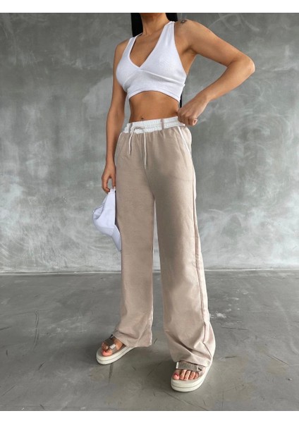 Garnili Bol Paça Pantolon modelleri