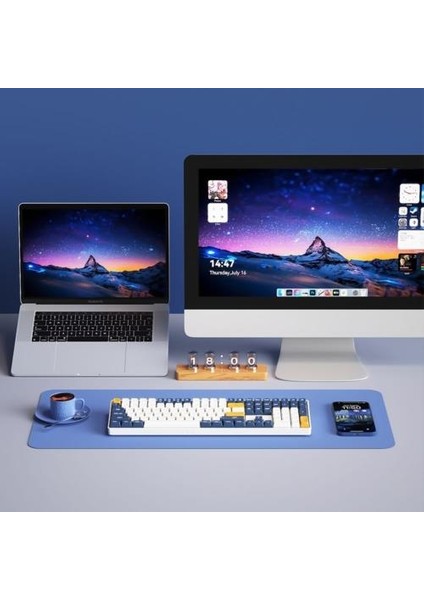 Aıgo A108 Starry Blue Ingilizce Q Mekanik Klavye Yellow Switch modelleri