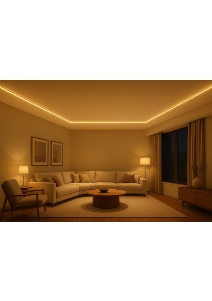 5 Metre Cata Ct 4540 Iç Mekan 12V 120 Ledli Şerit LED Amber modelleri
