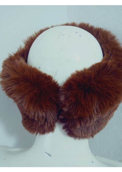 Pelüş Kürk Kafa Bandı ,bandana, Boyunluk ,sıcak Kulaklık, Ayarlanabilir Lastikli En 10-12 cm fırsatları
