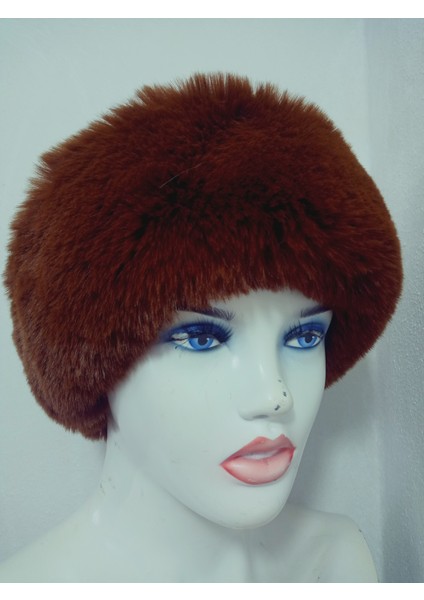 Pelüş Kürk Kafa Bandı ,bandana, Boyunluk ,sıcak Kulaklık, Ayarlanabilir Lastikli En 10-12 cm