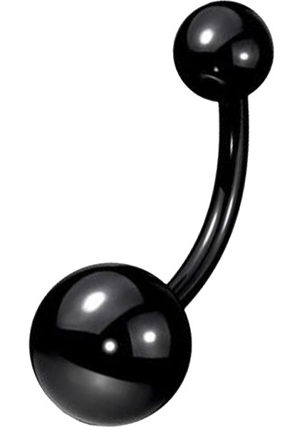 Siyah Göbek Piercingi – 316L Cerrahi Çelik - Belly Button Piercing fiyatları