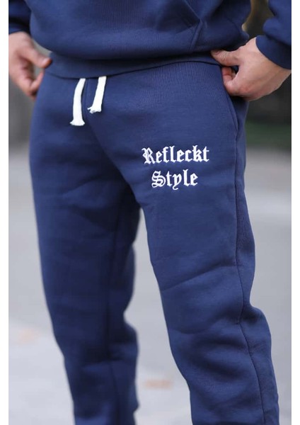 Erkek Unisex Kapüşonlu Kanguru Cepli Şardonlu 3 Iplik Kışlık Içi Polarlı Günlük Eşofman Takım fırsatları