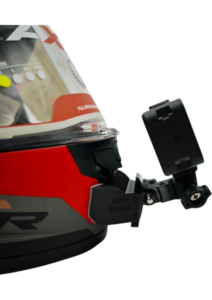 Axor Saber Kask uyumlu chinmount aksiyon kamera çene bağlantı aparatı seti modelleri
