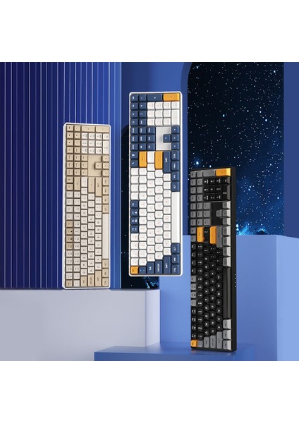 Aıgo A108 Milky & Brown Ingilizce Q Mekanik Klavye Yellow Switch fırsatları