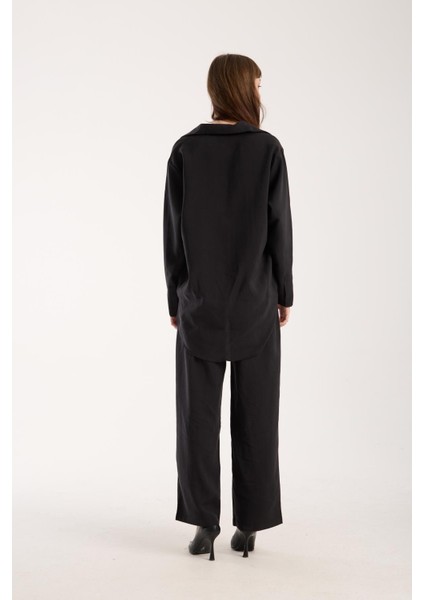 Ipeksi Yumuşaklıkta Modal Kumaş Rahat Kesim Uzun Gömlek fiyatları