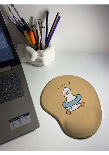 Şaşkın Ördek Bilek Destekli Mouse Pad