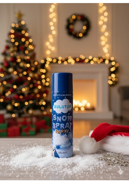Yılbaşı Eğlence Köpüğü Eriyen Sprey 200 ml 1 Adet ( Leke Yapmaz - Iz Bırakmaz )