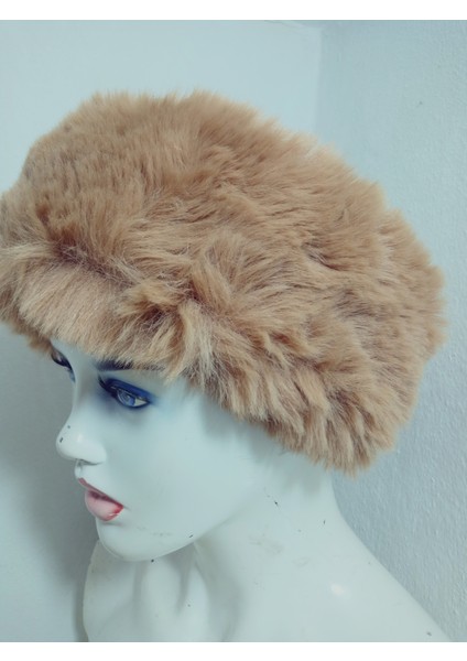 Pelüş Kürk Kafa Bandı ,bandana, Boyunluk ,sıcak Kulaklık, Ayarlanabilir Lastikli En 10-12 cm