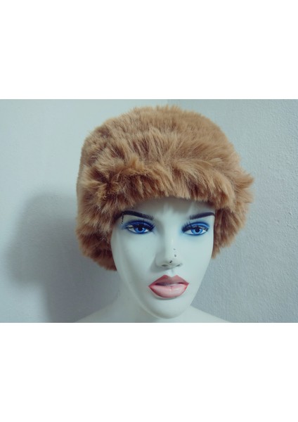 Pelüş Kürk Kafa Bandı ,bandana, Boyunluk ,sıcak Kulaklık, Ayarlanabilir Lastikli En 10-12 cm