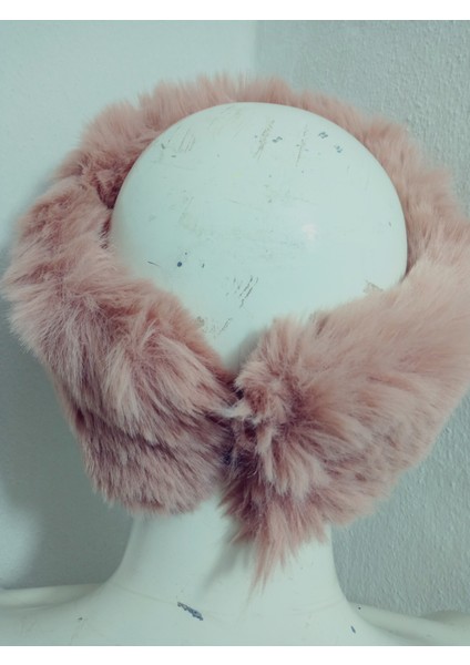 Pelüş Kürk Kafa Bandı ,bandana, Boyunluk ,sıcak Kulaklık, Ayarlanabilir Lastikli En 10-12 cm indirimleri