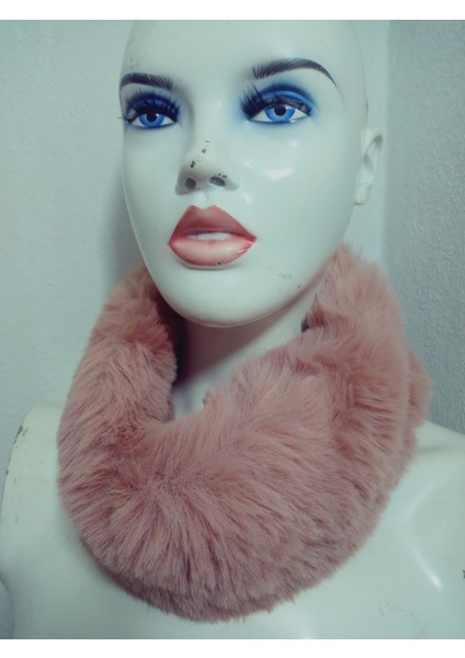 Pelüş Kürk Kafa Bandı ,bandana, Boyunluk ,sıcak Kulaklık, Ayarlanabilir Lastikli En 10-12 cm