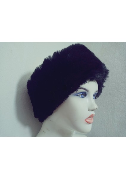 Pelüş Kürk Kafa Bandı ,bandana, Boyunluk ,sıcak Kulaklık, Ayarlanabilir Lastikli En 10-12 cm fırsatları
