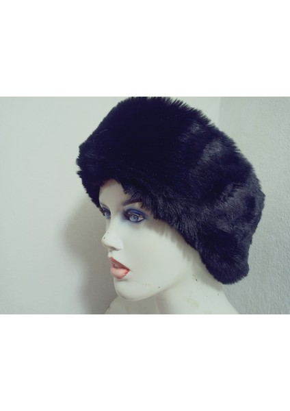 Pelüş Kürk Kafa Bandı ,bandana, Boyunluk ,sıcak Kulaklık, Ayarlanabilir Lastikli En 10-12 cm