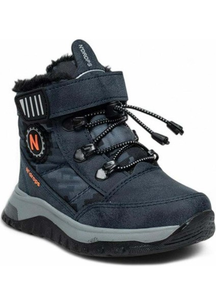 Içi Yünlü Su Geçirmez Soğuğa Dayanıklı Çocuk Bot - Lacivert - 33 modelleri