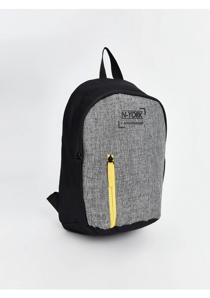 Lcw Accessorıes Gri Baskılı Erkek Çocuk Sırt Çantası