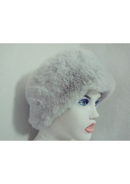 Pelüş Kürk Kafa Bandı ,bandana, Boyunluk ,sıcak Kulaklık, Ayarlanabilir Lastikli En 10-12 cm