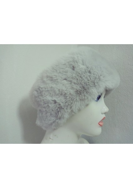 Pelüş Kürk Kafa Bandı ,bandana, Boyunluk ,sıcak Kulaklık, Ayarlanabilir Lastikli En 10-12 cm