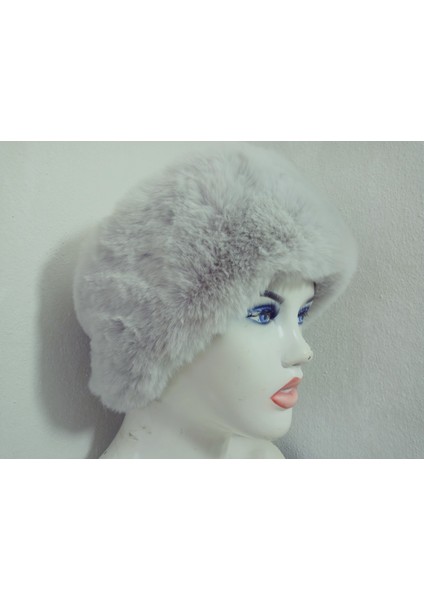 Pelüş Kürk Kafa Bandı ,bandana, Boyunluk ,sıcak Kulaklık, Ayarlanabilir Lastikli En 10-12 cm