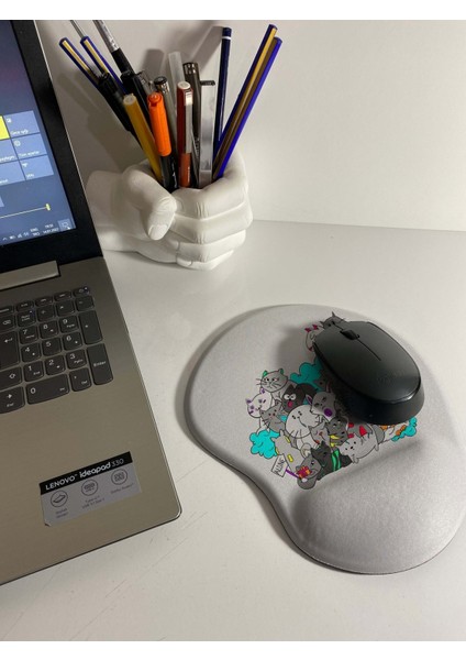 Kitten Desenli Bilek Destekli Mouse Pad fiyatları
