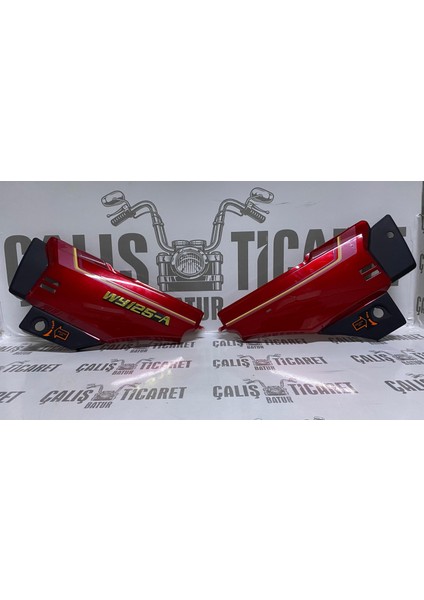 Honda CGL-125 / Presto Yan Kapak Takımı Kırmızı