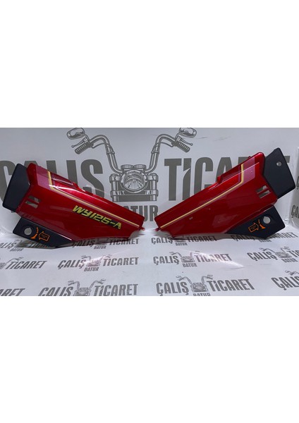 Honda CGL-125 / Presto Yan Kapak Takımı Kırmızı modelleri