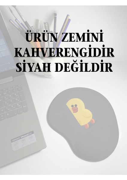 Sevimli Ördek Baskılı Bilek Destekli Mouse Pad fiyatları