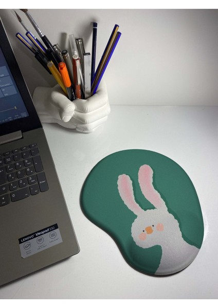 Tavşan Bilek Destekli Mouse Pad