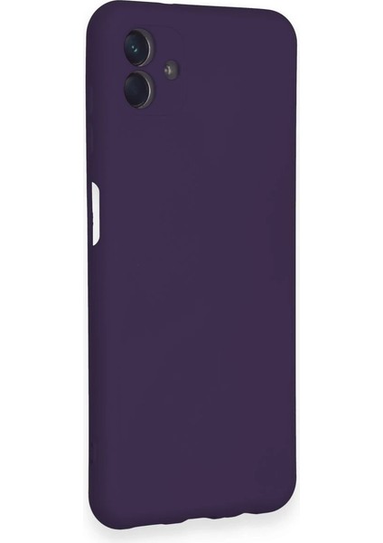 Samsung Galaxy A04 Kılıf Nano Içi Kadife Silikon - Mor fiyatları