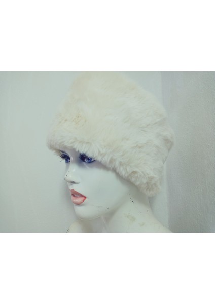 Pelüş Kürk Kafa Bandı ,bandana, Boyunluk ,sıcak Kulaklık, Ayarlanabilir Lastikli En 10-12 cm