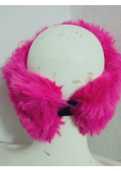 Pelüş Kürk Kafa Bandı ,bandana, Boyunluk ,sıcak Kulaklık, Ayarlanabilir Lastikli En 10-12 cm fırsatları