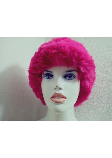Pelüş Kürk Kafa Bandı ,bandana, Boyunluk ,sıcak Kulaklık, Ayarlanabilir Lastikli En 10-12 cm
