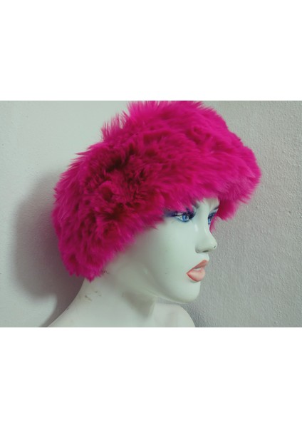 Pelüş Kürk Kafa Bandı ,bandana, Boyunluk ,sıcak Kulaklık, Ayarlanabilir Lastikli En 10-12 cm