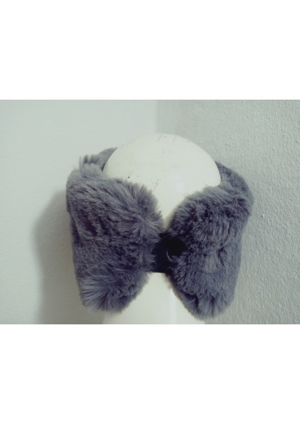 Pelüş Kürk Kafa Bandı ,bandana, Boyunluk ,sıcak Kulaklık, Ayarlanabilir Lastikli En 10-12 cm fırsatları