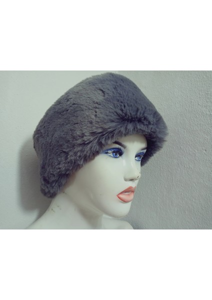 Pelüş Kürk Kafa Bandı ,bandana, Boyunluk ,sıcak Kulaklık, Ayarlanabilir Lastikli En 10-12 cm
