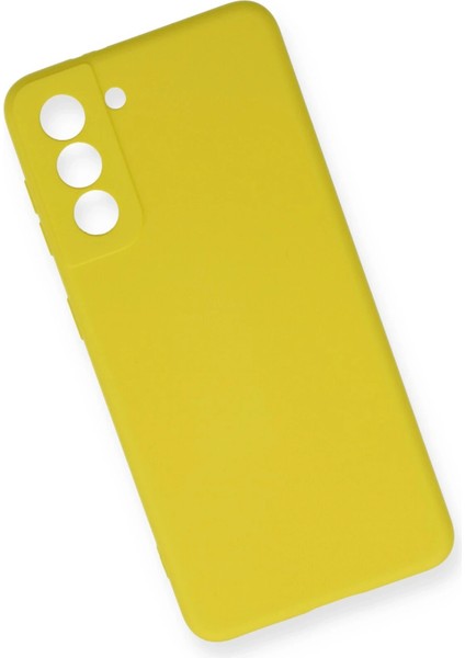 Samsung Galaxy S21 Fe Kılıf Nano Içi Kadife Silikon - Sarı indirimleri