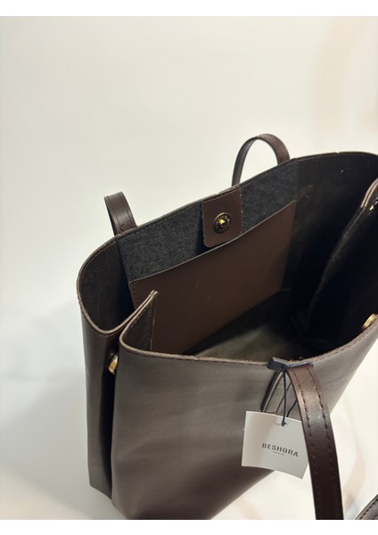 Regan Acı Kahve Mat Kadın Omuz ve Kol Çantası fiyatları