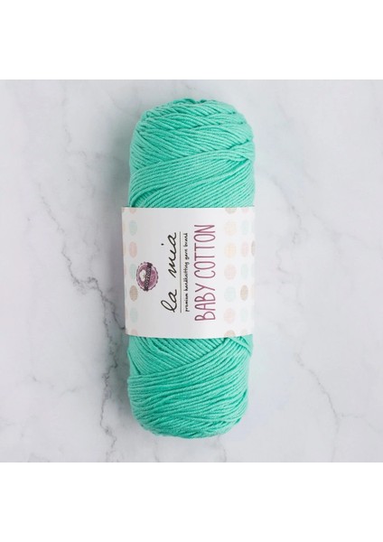 La Mia Baby Cotton Su Yeşili El Örgü Ipi - L027 - 33649