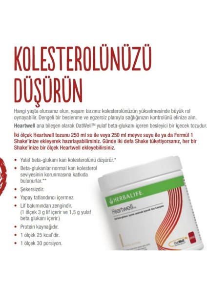 Heratwell Yulaf Beta-Glukan Içeren Aromalı Içecek fırsatları