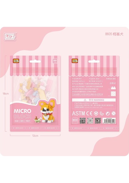 LZ8605 Loz Köpek Blok Seti Mini Poşet -Vagon Life