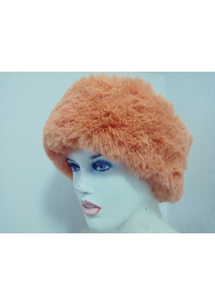 Pelüş Kürk Kafa Bandı ,bandana, Boyunluk ,sıcak Kulaklık, Ayarlanabilir Lastikli En 10-12 cm