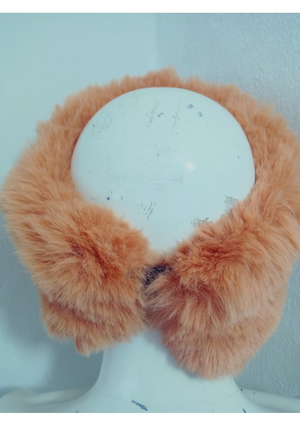 Pelüş Kürk Kafa Bandı ,bandana, Boyunluk ,sıcak Kulaklık, Ayarlanabilir Lastikli En 10-12 cm fırsatları