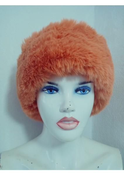 Pelüş Kürk Kafa Bandı ,bandana, Boyunluk ,sıcak Kulaklık, Ayarlanabilir Lastikli En 10-12 cm