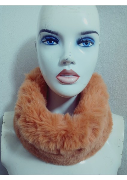 Pelüş Kürk Kafa Bandı ,bandana, Boyunluk ,sıcak Kulaklık, Ayarlanabilir Lastikli En 10-12 cm