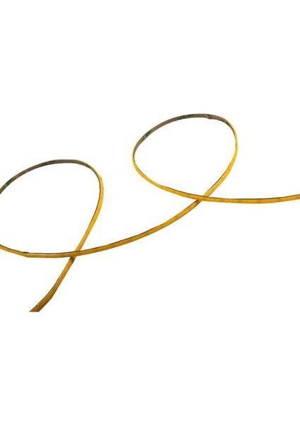 12V 3mm Ince Esnek Cob Şerit LED Amber (Sarı) 400 Ledli IP20 5m