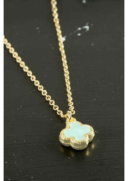 Çiçek Polyester Kolye