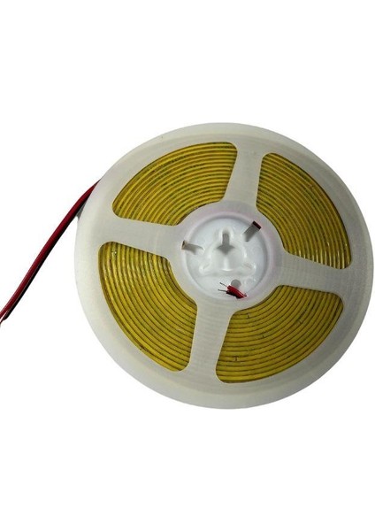 12V 3 mm İnce Esnek Cob Şerit LED Beyaz 6000-6500K 400 Ledli IP20 5m