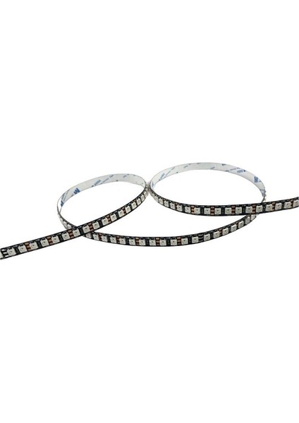 WS2815B 120 Ledli Argb 12V Tek Tek Adreslenebilir Pixel Şerit LED Magic LED 1m